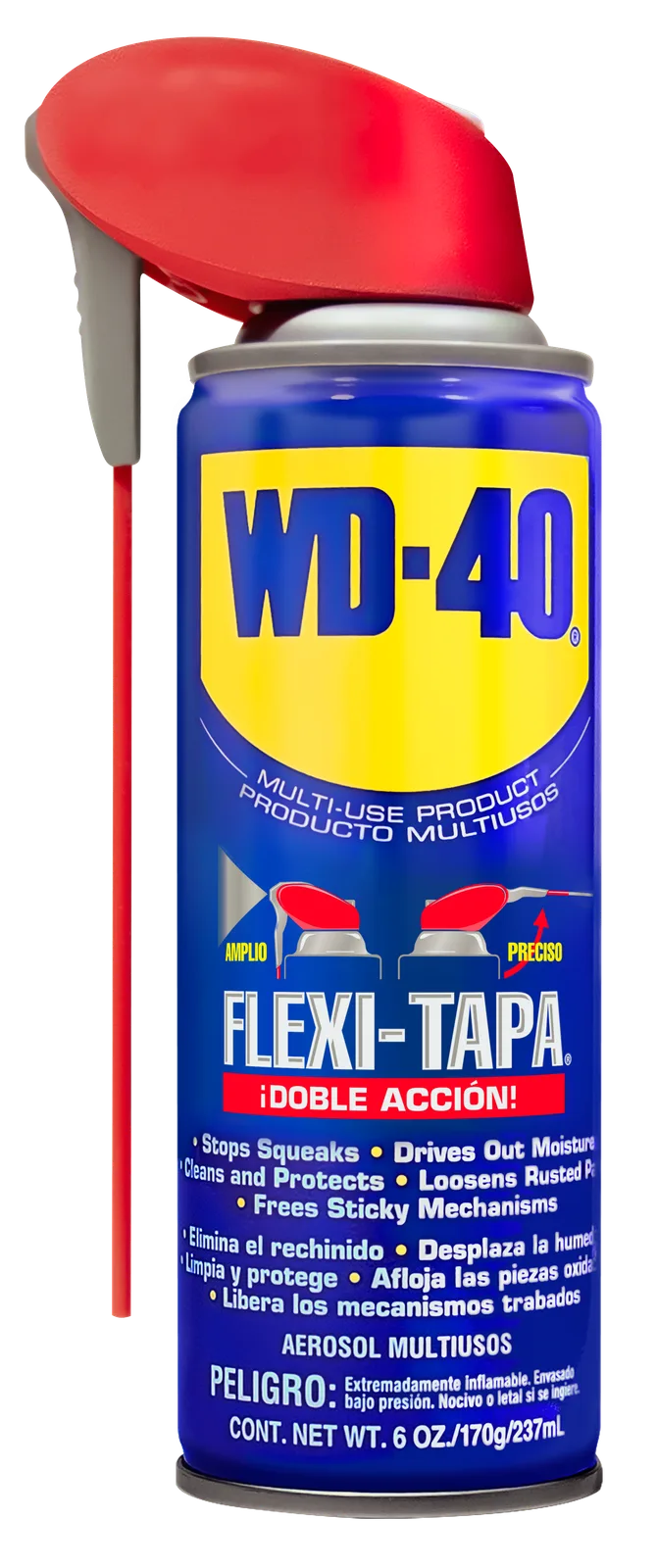 WD-40 Aerosol Multiusos Flexitapa 6 Oz.